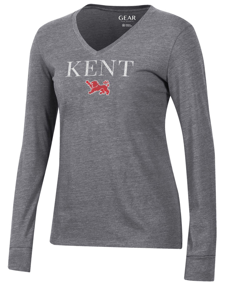 Gear For Sports® TriBlend Long Sleeve V-Neck Tee